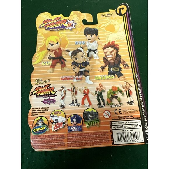 Street Fighter Chun Li Capcom Resaurus 1999 JR Round One Action Figure - Picture 5 of 7